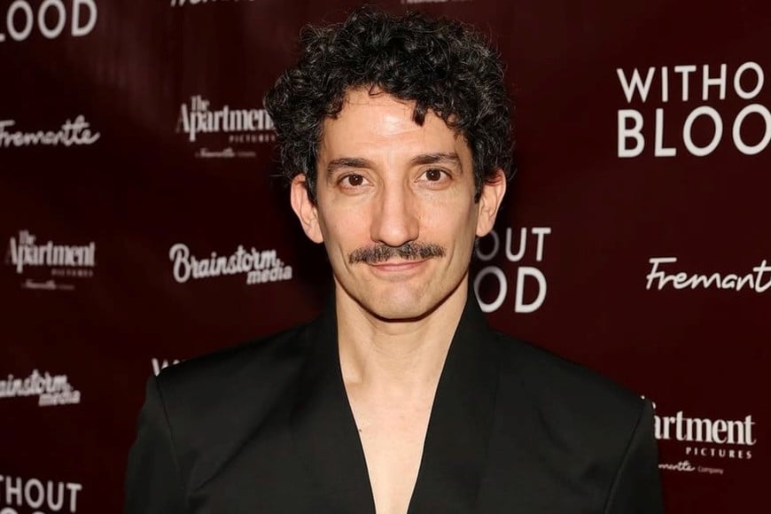 Juan Minujín participó de la presentación de Without Blood en Nueva York.