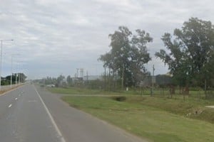 El lugar del hallazgo, dentro de Santo Tomé. Foto: Google Maps