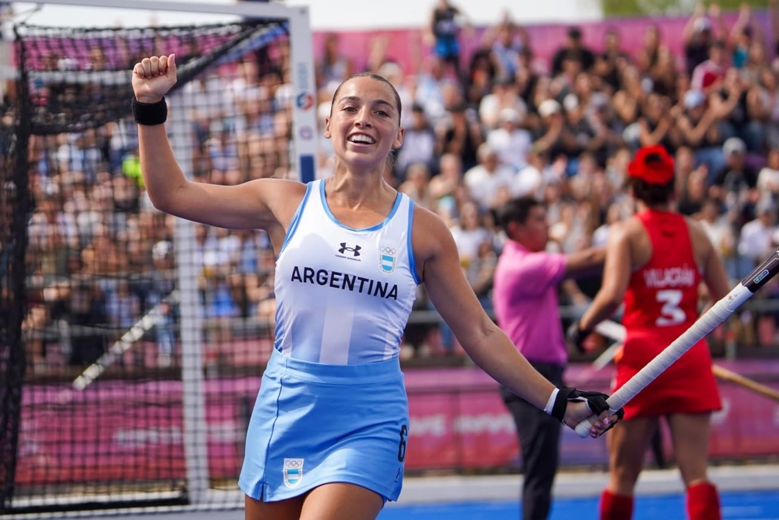 Las Leonas-Chile en el Estadio ASH.