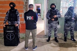 Tropas especiales de distintas fuerzas participaron del operativo. Foto: PDI