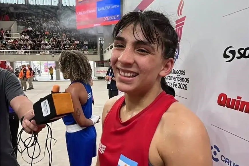 La boxeadora argentina Lucía Muello obtuvo la medalla de plata en la categoría femenina hasta 65 kilogramos del boxeo de los Juegos Suramericanos Santa Fe 2026.