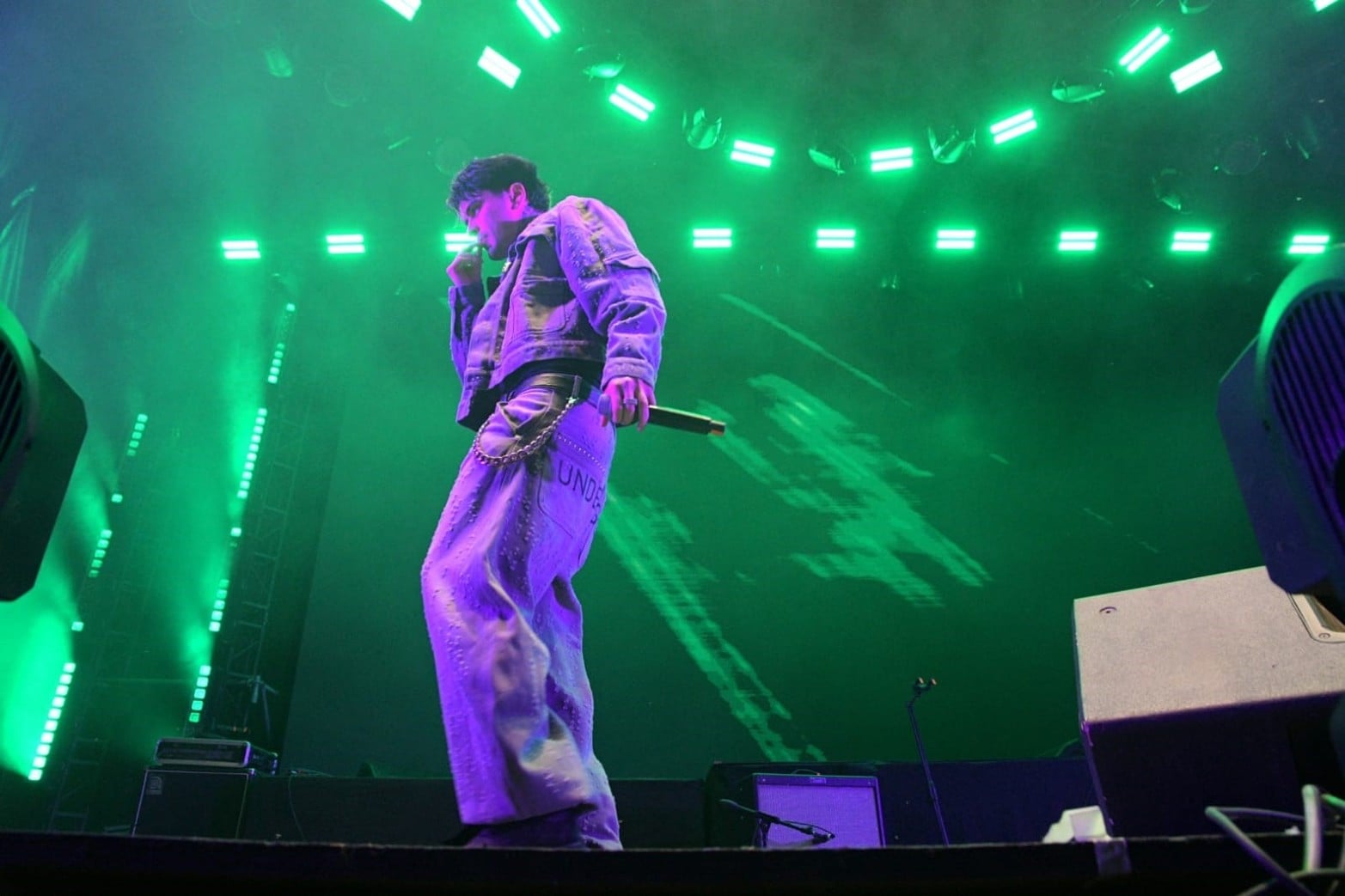 Lit Killah junto a un Fan Fest repletó este viernes en Santa Fe.