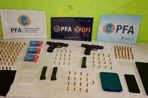 Los elementos incautados. Foto: PFA