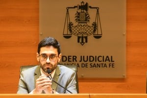 El juez Leandro Lazzarini declaró este viernes la responsabilidad penal de Gonzalo B.M. Foto: Flavio Raina