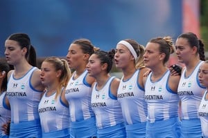 Las Leonas-Chile en el Estadio ASH. Foto: Fernando Nicola