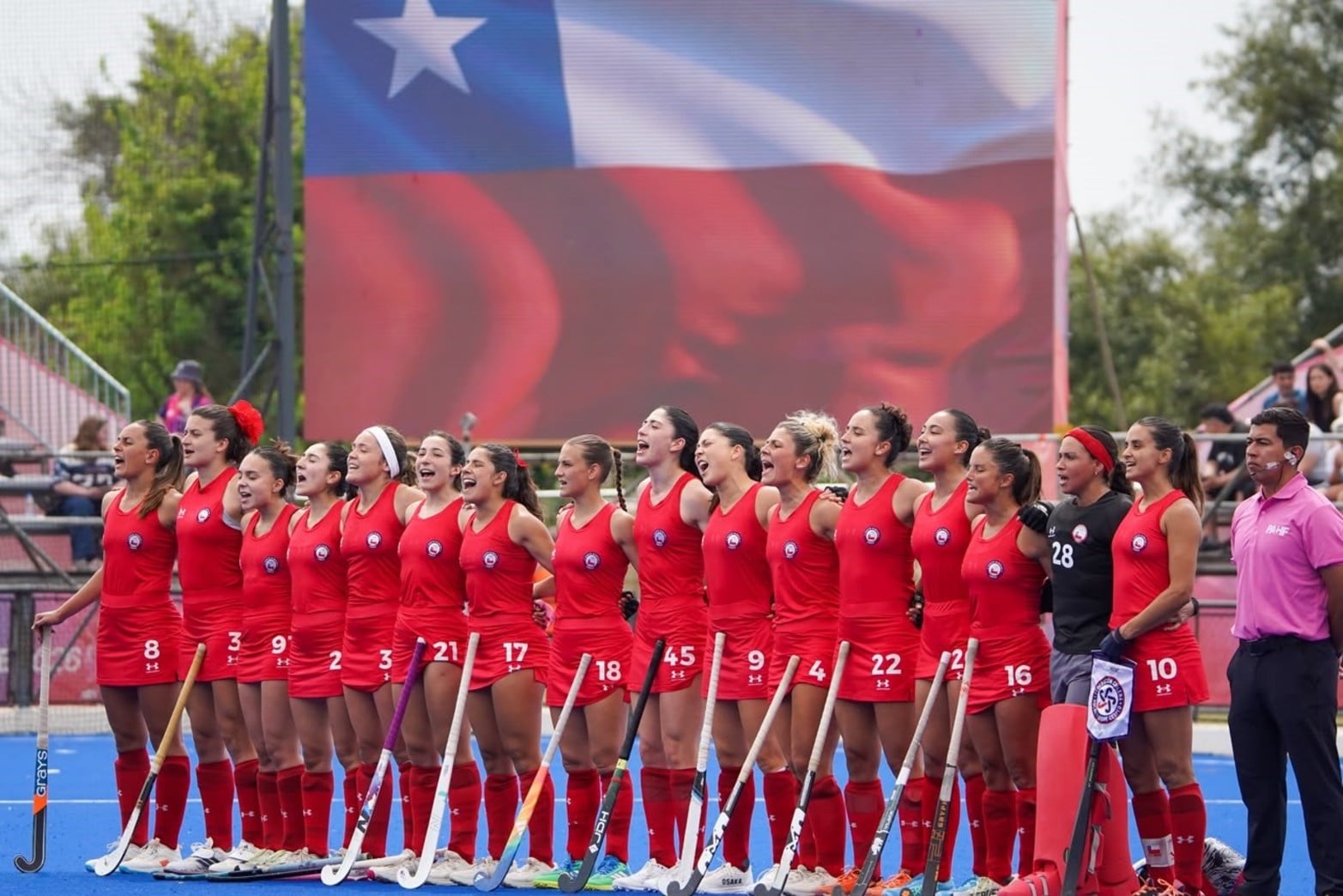 Las Leonas-Chile en el Estadio ASH.