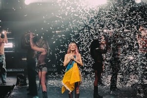Así terminó el show.
