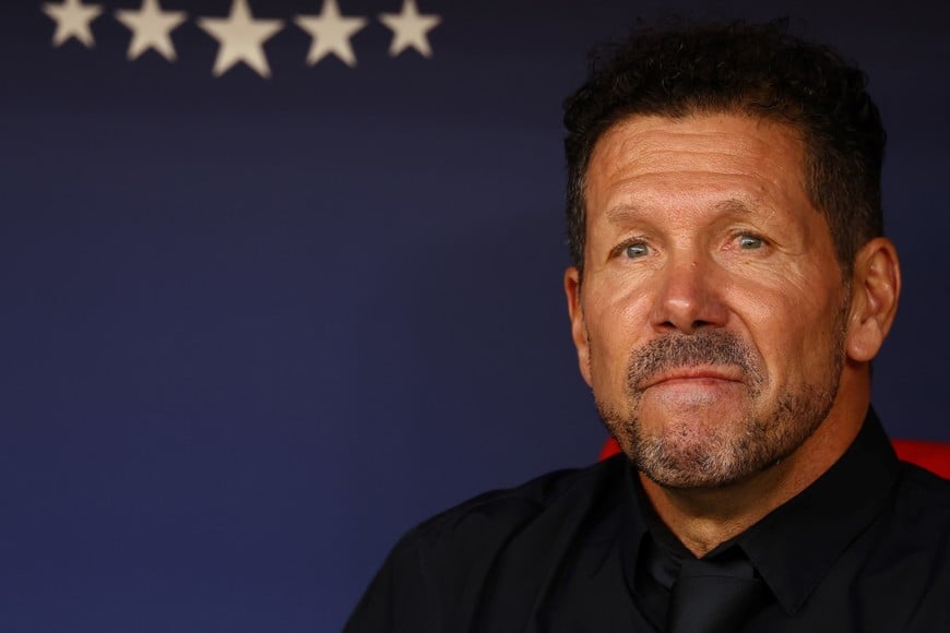 Soccer Football - LaLiga - Atletico Madrid v Osasuna - Riyadh Air Metropolitano, Madrid, Spain - September 16, 2026
Atletico Madrid coach Diego Simeone REUTERS/Susana Vera