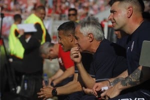 El entrenador rojiblanco valorizó la fortaleza de local en los últimos partidos. Foto: Matías Pintos