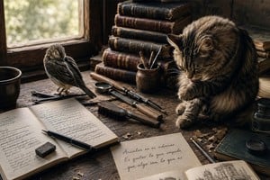 "Los gatos dedican hasta la mitad de sus días a lamerse. Su lengua rugosa arrastra polvo y pelo muerto, elimina parásitos y mantiene el pelaje en condiciones; no es solo de aseo, sino de supervivencia. Cuando el animal se acicala demasiado o demasiado poco revela un desequilibrio: puede hacerse daño o acumular suciedad".
