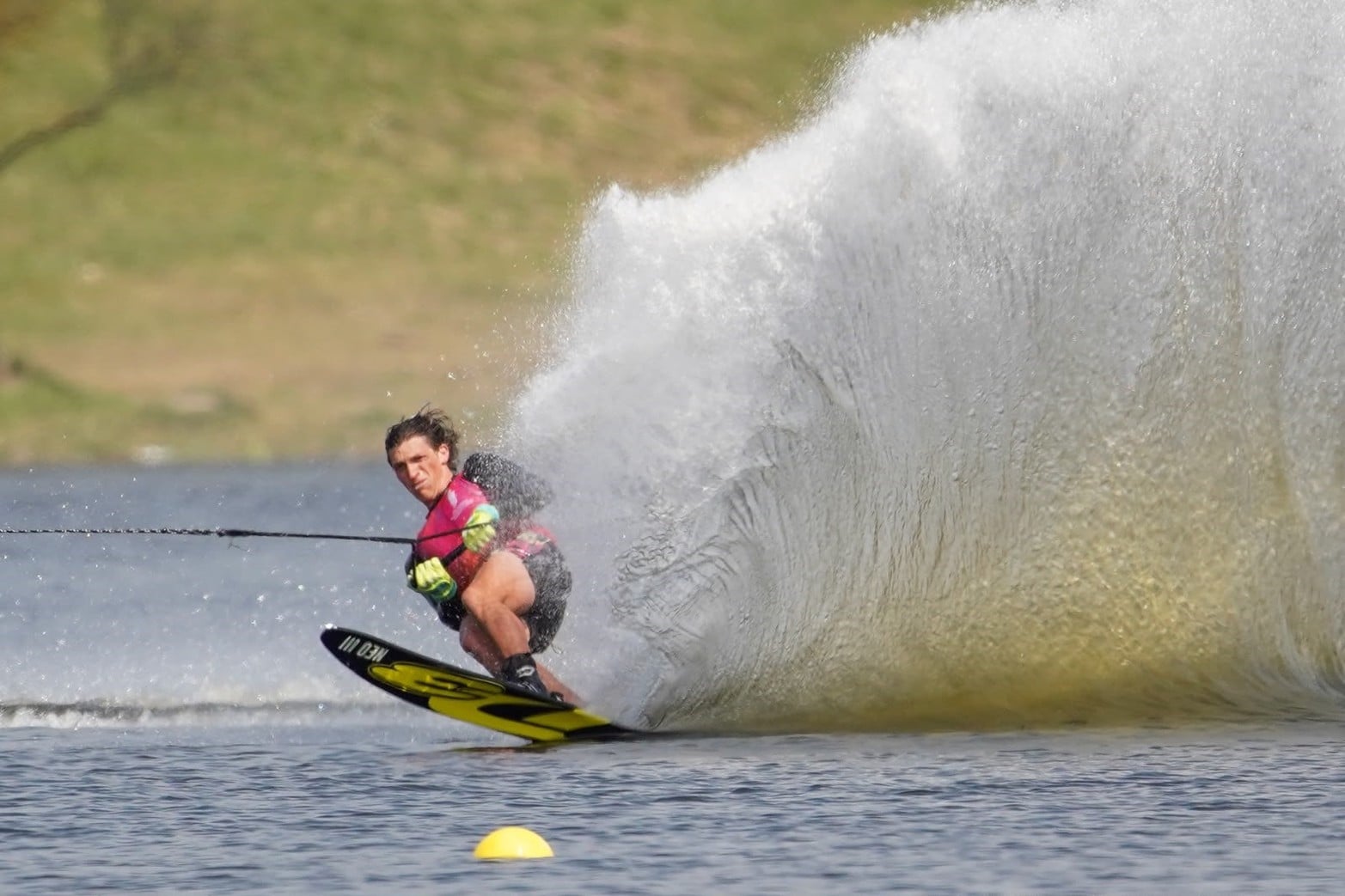 Se disputan las clasificaciones de Wakeboard en el Lago del Parque del Sur de Santa Fe.