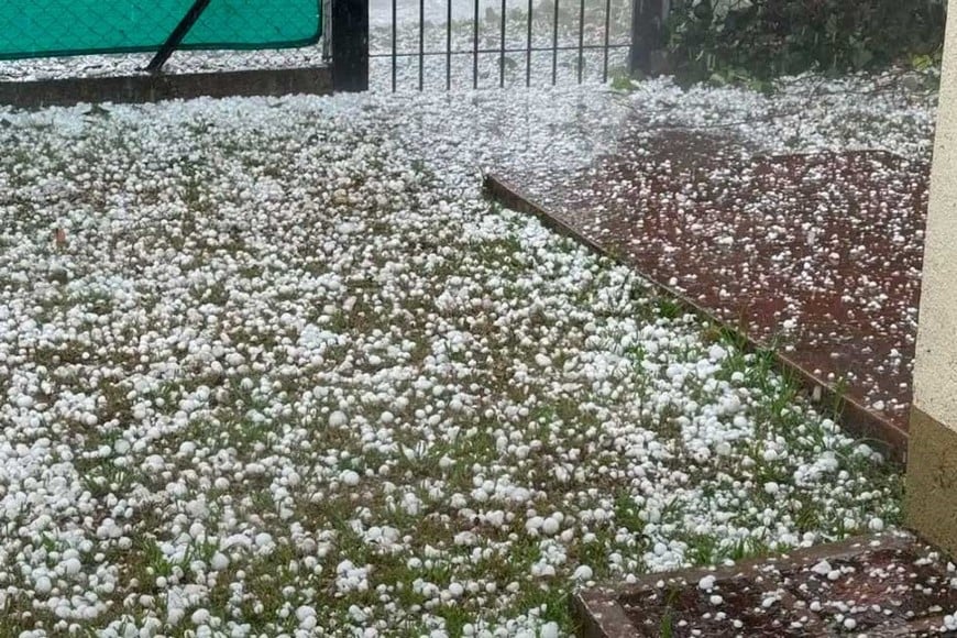 El mal tiempo se hizo sentir en Córdoba. Gentileza La Voz