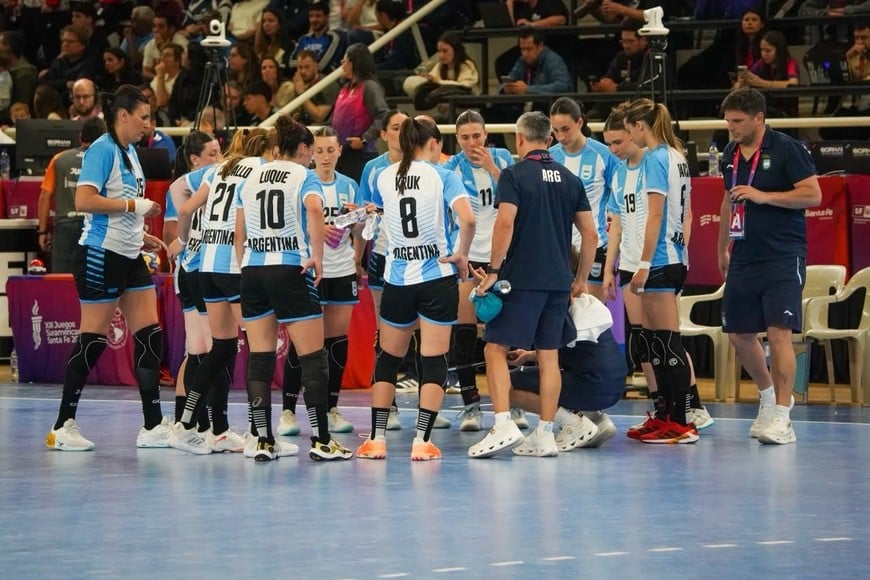 Handball femenino: Argentina vs Paraguay - Juegos Suramericanos 2026. Fernando Nicola