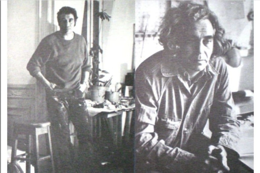 Carlos Alonso: En su atelier de juventud, y en su exilio, en 1979.