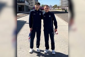 Los argentinos Santiago Ferrari y Tobías Weise.