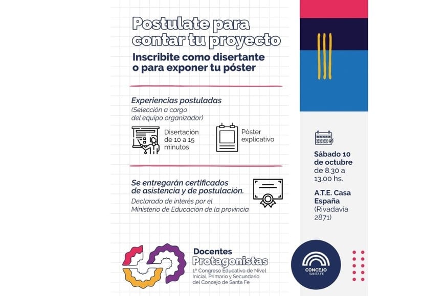 La propuesta busca generar un espacio de intercambio entre colegas.