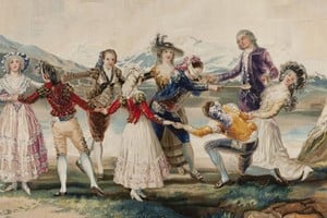 Fragmento de "La gallina ciega". Foto: Patrimonio Nacional. Colecciones Reales, España