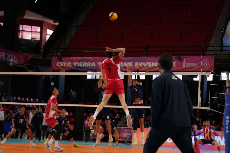 El voley continúa con la rama masculina. Crédito: Juegos Suramericanos