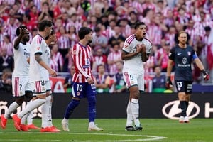 Soccer Football - LaLiga - Atletico Madrid v Real Madrid - Riyadh Air Metropolitano, Madrid, Spain - September 20, 2026
Real Madrid's Jude Bellingham reacts REUTERS/Ana Beltran