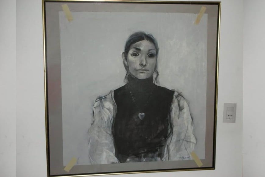 Carlos Alonso: La ultima pintura de su hija Paloma.