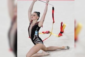 Celeste D’Arcángelo ganó la medalla de bronce en el All Around.