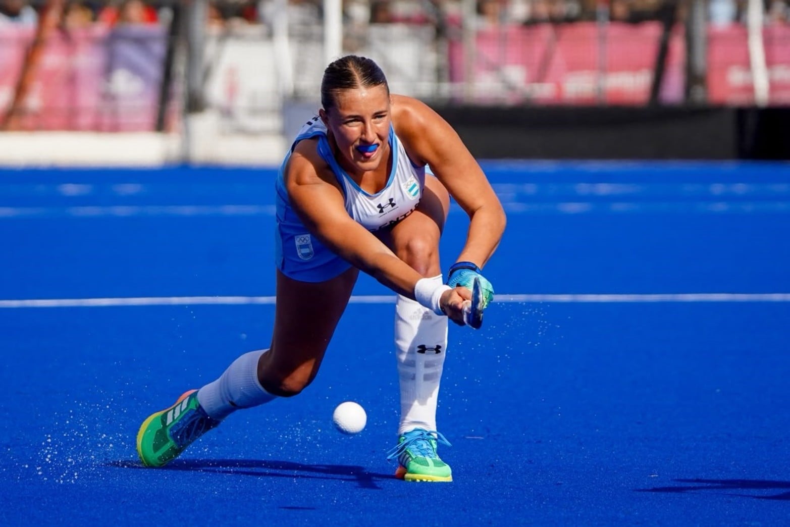 En fotos: Las Leonas vs Chile por el oro de los Juegos Suramericanos.