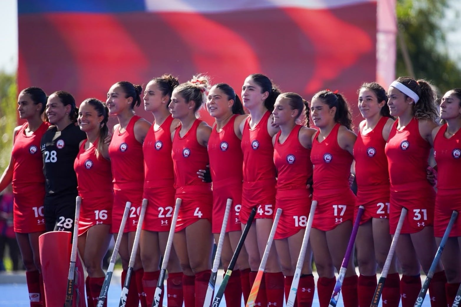 En fotos: Las Leonas vs Chile por el oro de los Juegos Suramericanos.