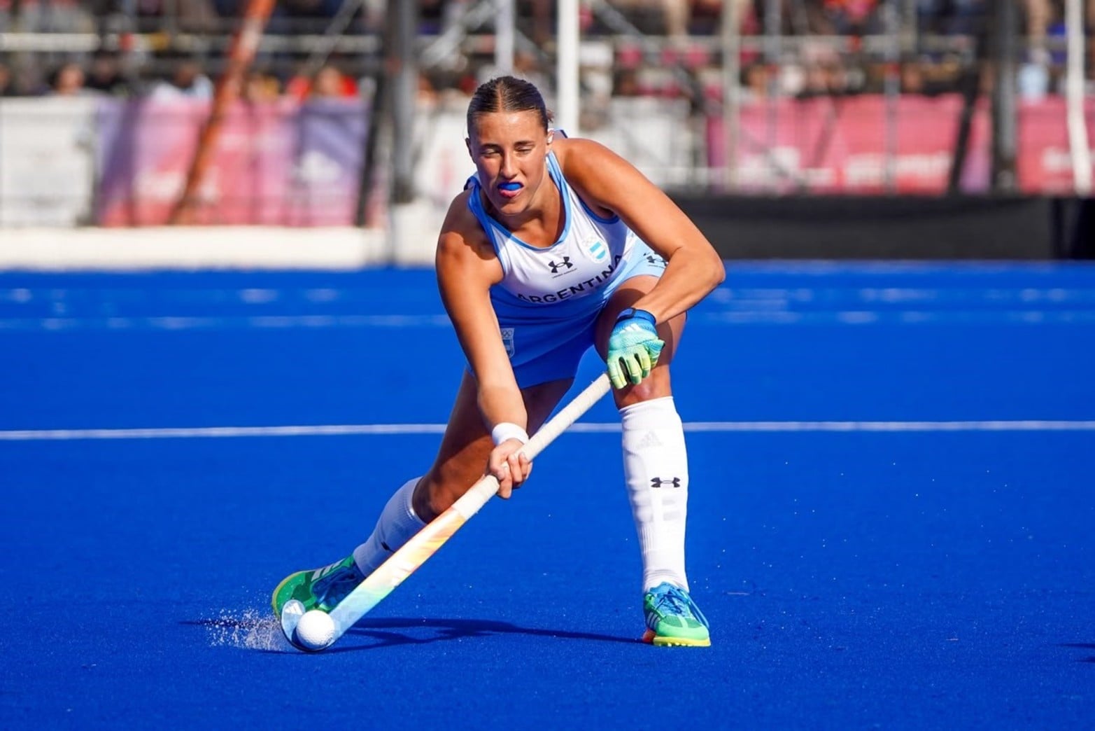 En fotos: Las Leonas vs Chile por el oro de los Juegos Suramericanos.