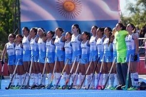 En fotos: Las Leonas vs Chile por el oro de los Juegos Suramericanos.