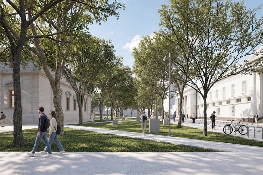 Sombra y agua. El proyecto ganador para transformar la Plaza Italia. Gentilez.