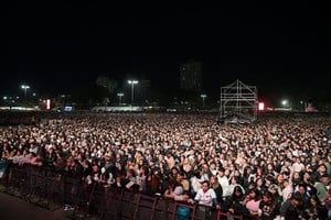 El Fan Fest de los Juegos Suramericanos este miércoles en la ciudad de Santa Fe.