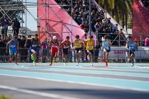 Final de los 1.500 metros masculinos de los Juegos Suramericanos Santa Fe 2026