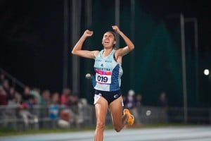 Levaggi ganó los 1500 metros femenino. Crédito: Fernando Nicola