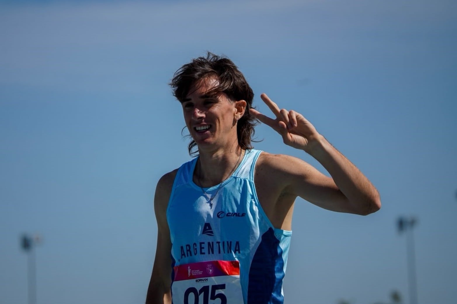 Final de los 1.500 metros masculinos de los Juegos Suramericanos Santa Fe 2026