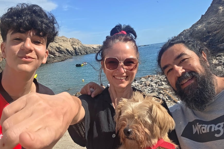 La familia viajera. Gentileza.