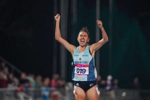 Levaggi ganó los 1500 metros femenino. Crédito: Fernando Nicola