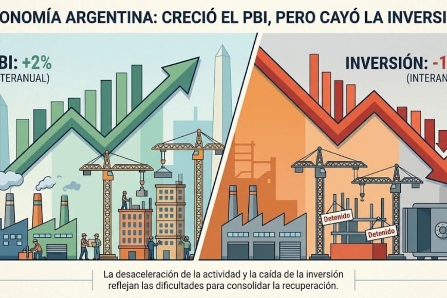 El crecimiento interanual no alcanza para mostrar toda la dinámica