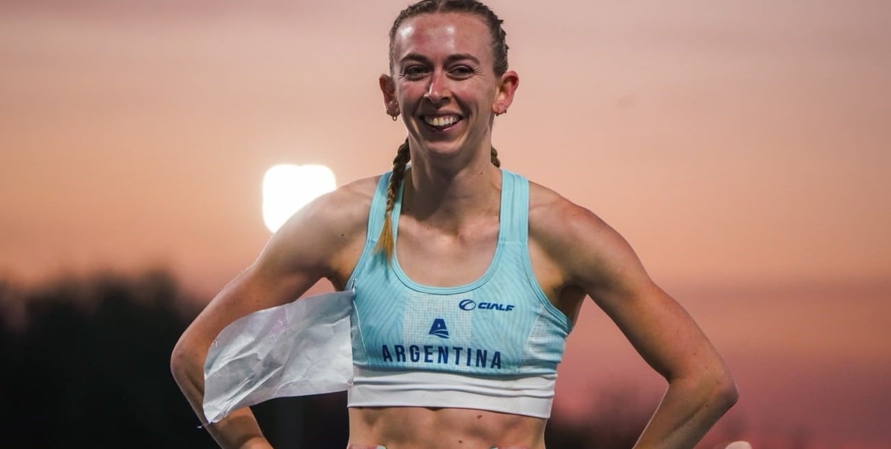 Megan Powell logró la medalla de bronce para Argentina en los 400 metros
