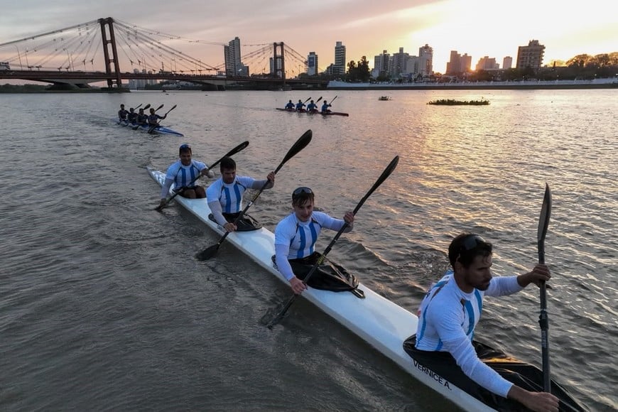 Argentina ganó triple medalla de oro y una de bronce por canotaje de velocidad
