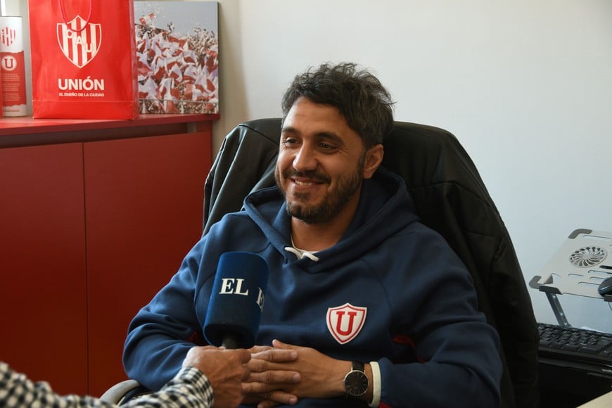 Renzo Marzocchi, secretario técnico de Unión, segundo en la escala gerencial deportiva, detrás de Santiago Zurbriggen.