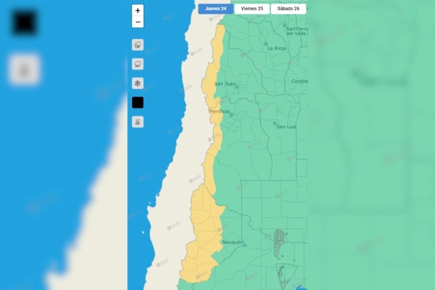 El temporal afecta a distintos sectores de la región cordillerana de Neuquén y Río Negro.