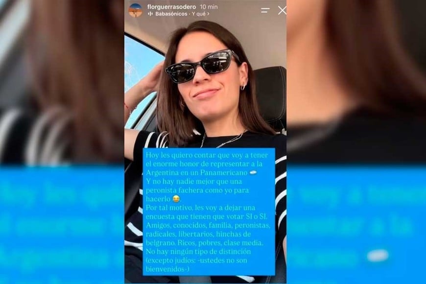 El posteo con el agravio.