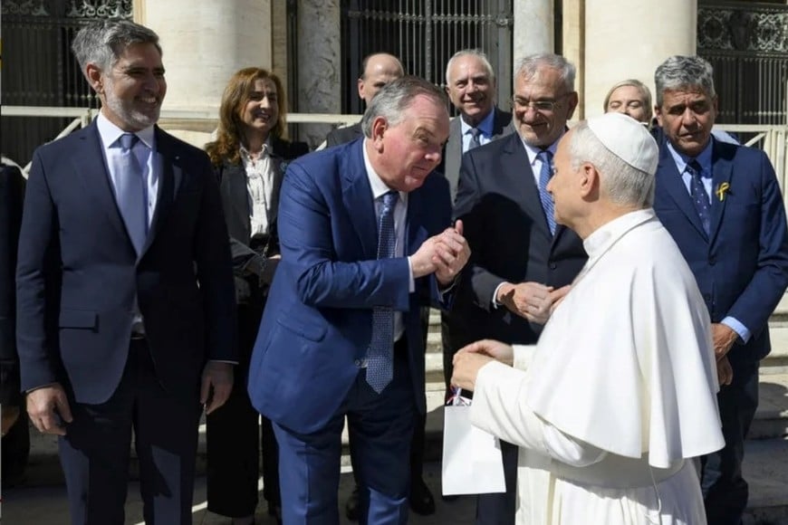 El papa León XIV recibió a senadores de la Provincia de Santa Fe