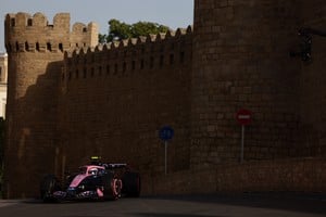Colapinto culminó un día intenso de pruebas en el GP de Azerbaijan.