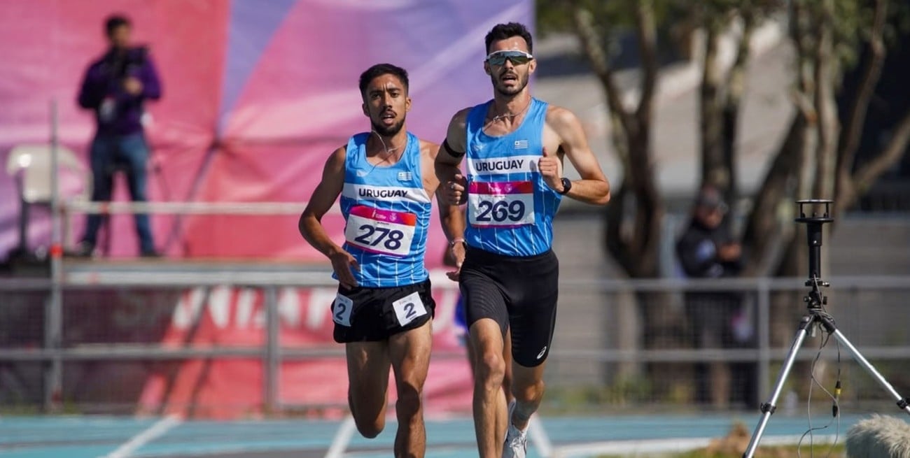 Valentín Soca ganó los 5.000 metros con récord sudamericano y selló el 1-2 para Uruguay