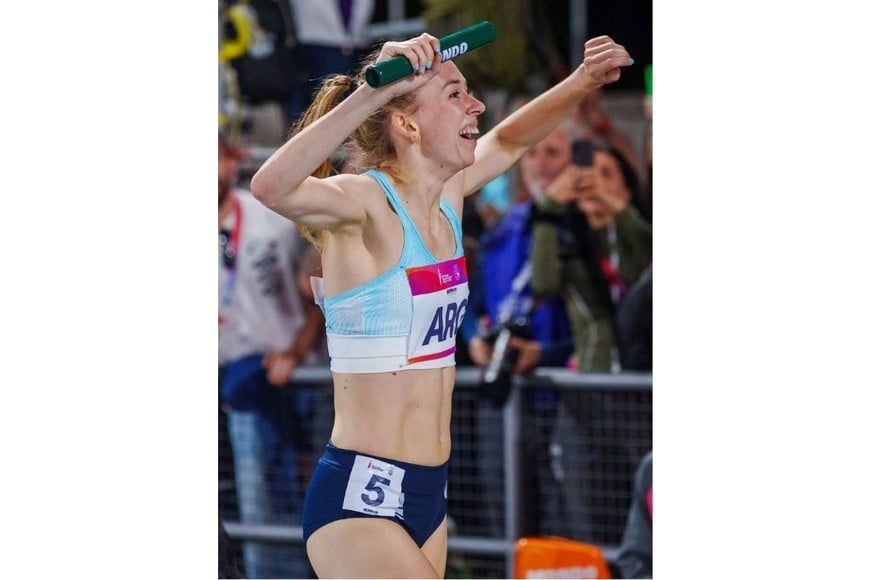 Argentina hace historia en Santa Fe 2026: oro y récord de campeonato en el relevo 4x400 mixto. Foto: Panam Sports
