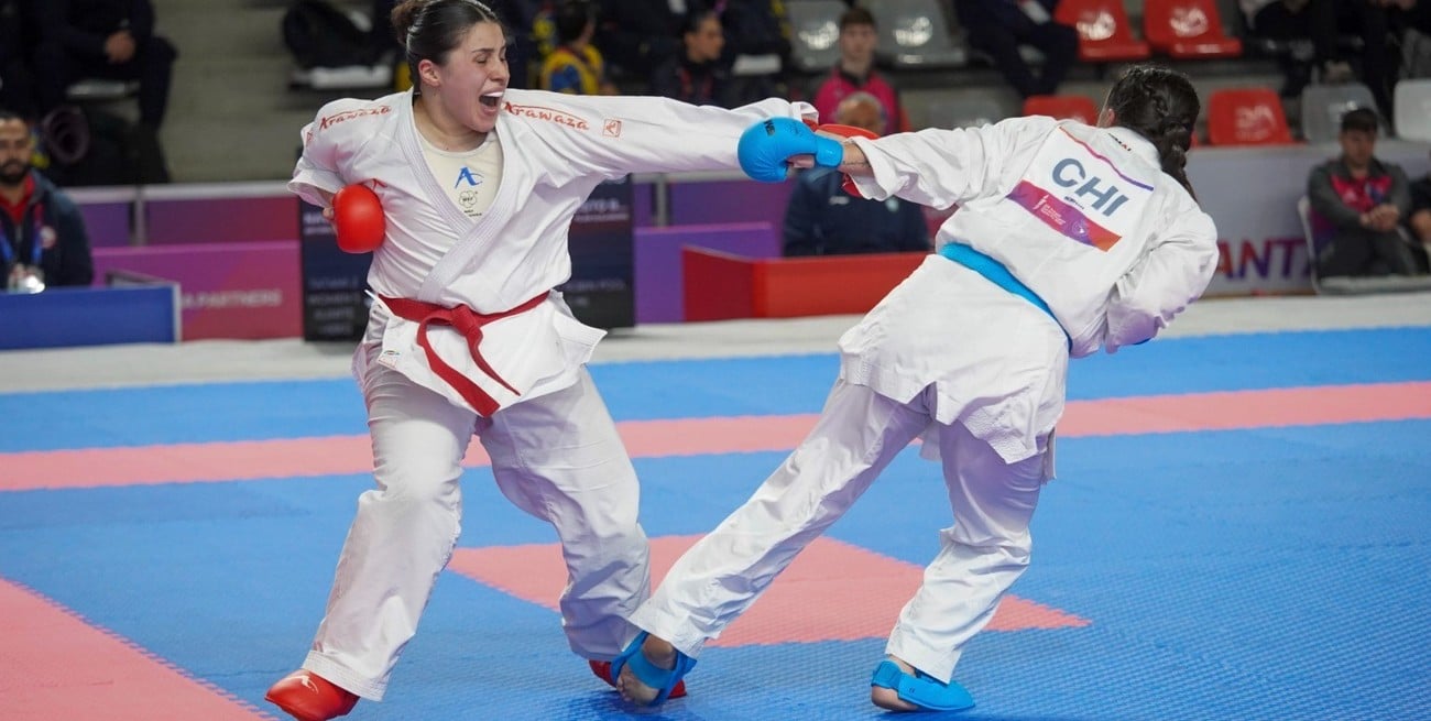 Con medalla de Plata, María Jazmín Ichiki vive su primera experiencia con el karate en los Juegos Suramericanos