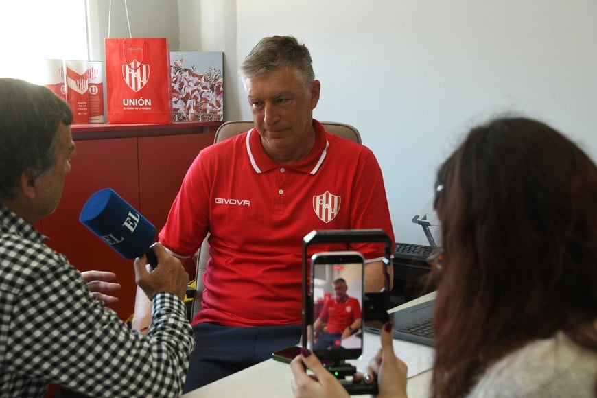 Ariel Giacinti, coordinador de divisiones inferiores.