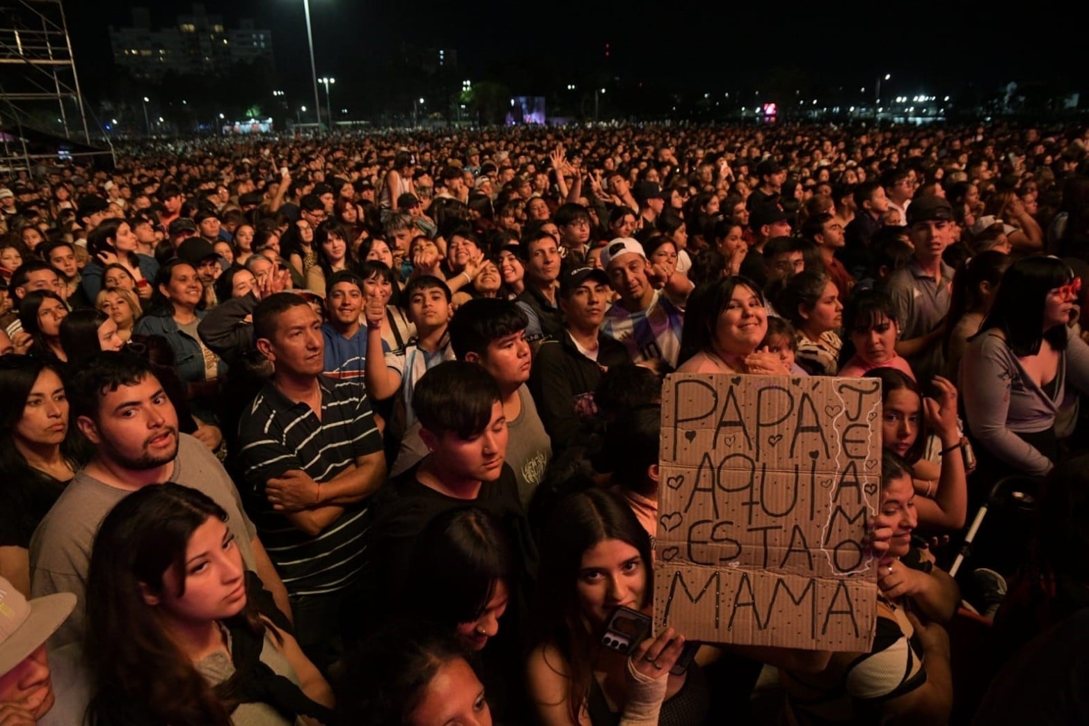 El Fan Fest de la jornada 13 de los Juegos Suramericanos en Santa Fe.