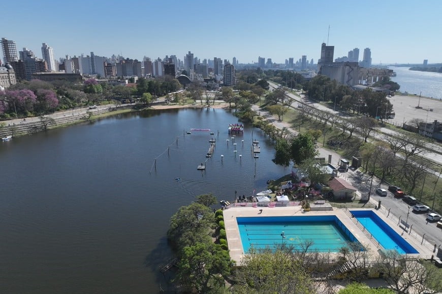 Los tres palistas argentinos fueron reconocidos en el Club El Quillá. Crédito: Fernando Nicola.